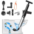 High Pressure Toilet Plunger Set – Heavy Duty Drain Unblocker