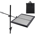 REDCAMP Swivel Campfire Grill – Heavy Duty Steel Grate for Open Fire