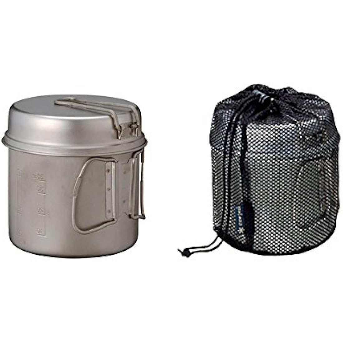 Snow Peak Trek Titanium Pot Set | Ultralight Camping Cookware