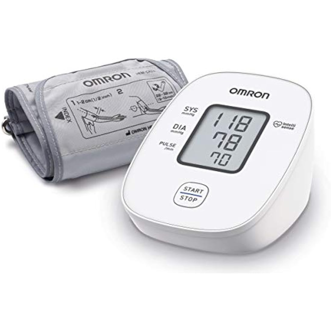 OMRON X2 Basic Blood Pressure Monitor – Upper Arm BP Machine with Cuff