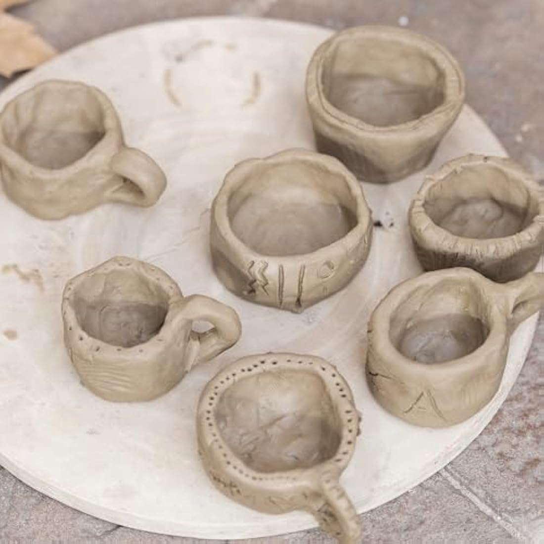 Caydo 2KG Air Dry Clay Pottery Kit for Beginners - DIY Ceramic Set