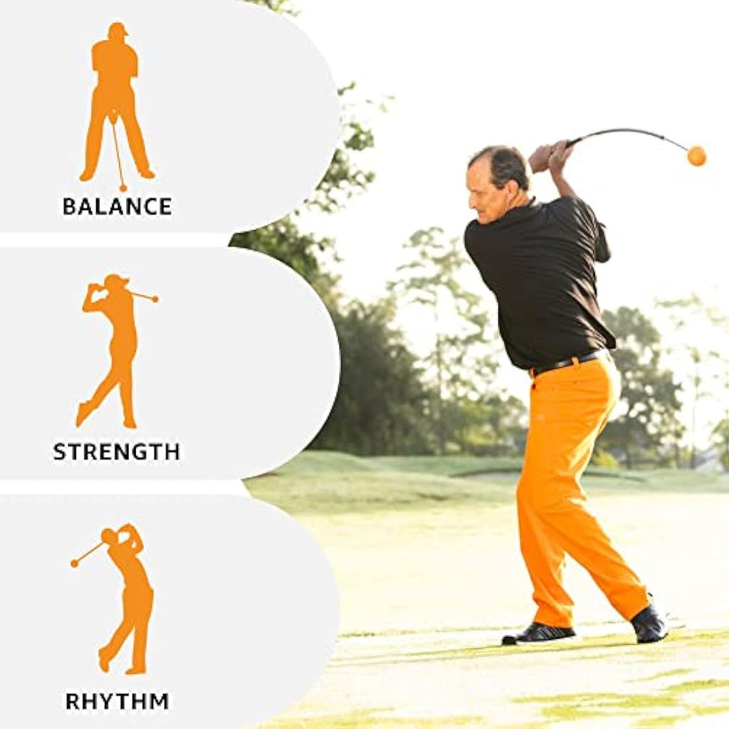 Orange Whip Golf Swing Trainer – Mid-Size Rhythm & Tempo Aid
