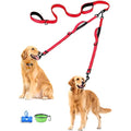 PetBonus Double Dog Leash | No Tangle Reflective Dual Lead with 4 Handles