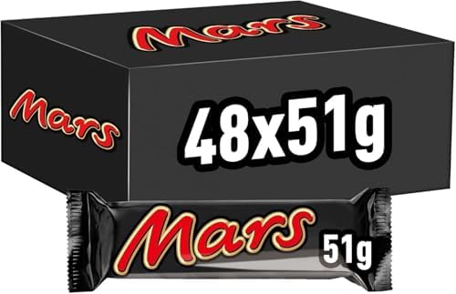 Mars Chocolate Bars Bulk Box – 48 x 51g Milk Chocolate Multipack