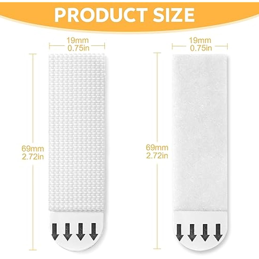 Sinnsally Heavy Duty Picture Hanging Strips | Damage Free Adhesive, 32 Pairs
