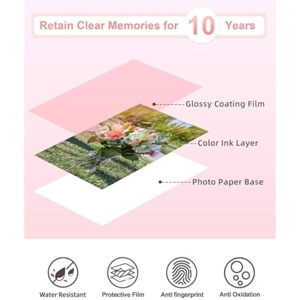 Aken KP-108IN Ink and Paper Set for Canon Selphy CP Printers - 108 Sheets