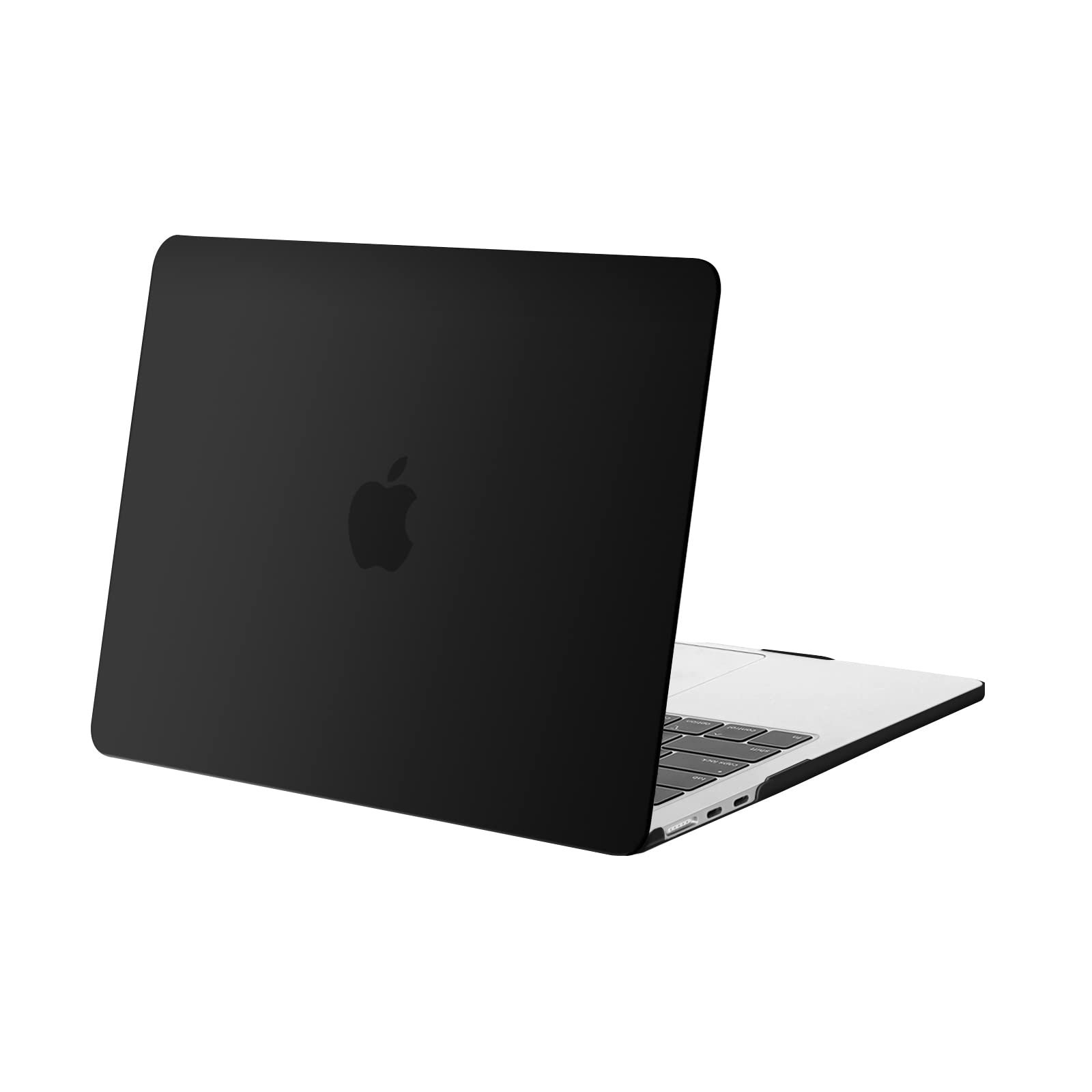 MOSISO MacBook Air 13.6 inch Case M4 M3 M2 - Hard Shell Cover, Black