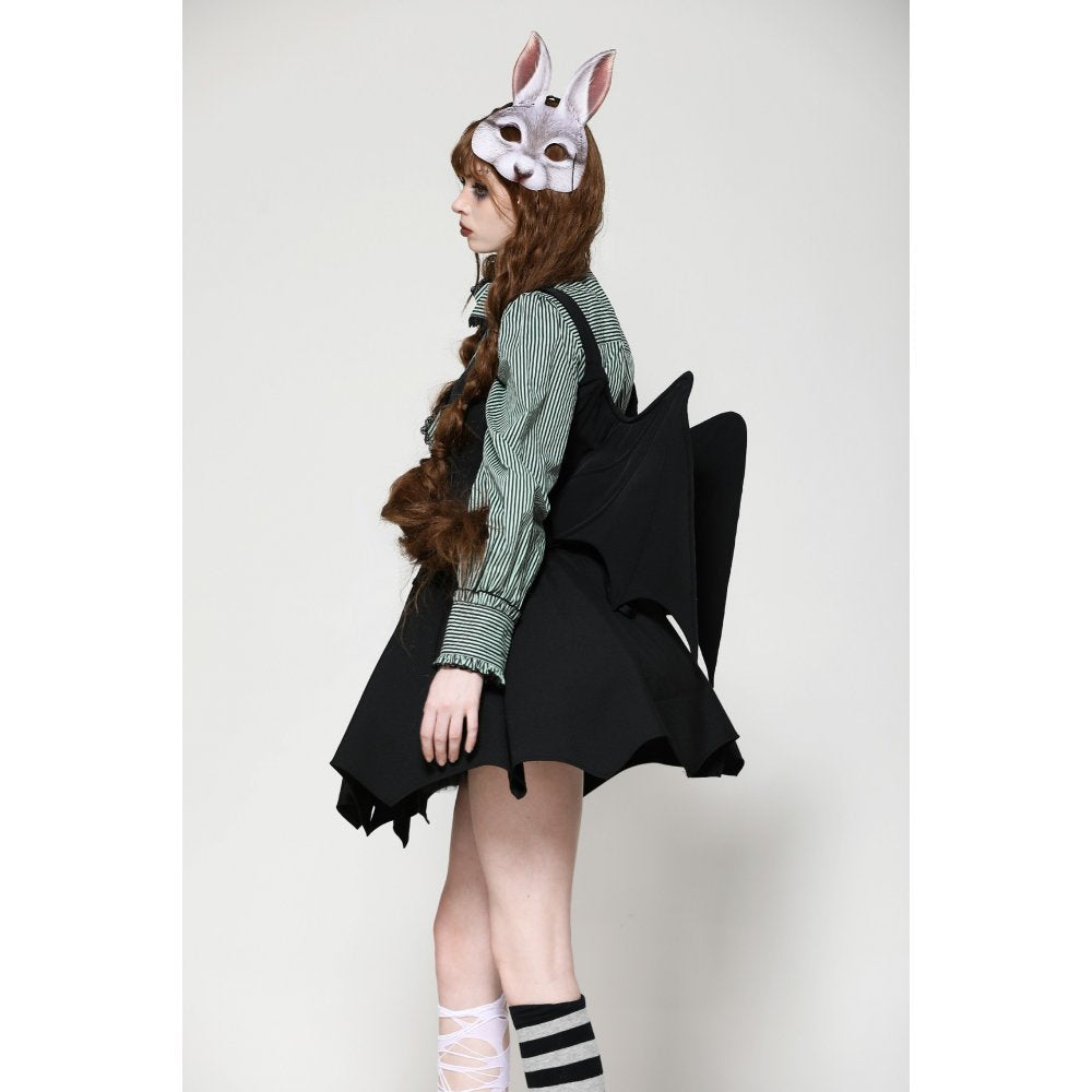Dark in Love Vespertilio Bat Wing Vest – Black Gothic Waistcoat