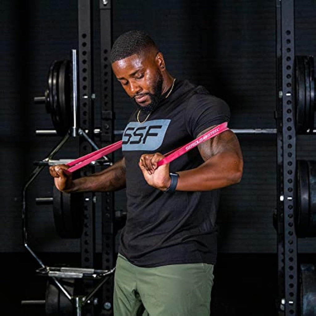 Serious Steel 32" Resistance Training Bands - 6 Piece Latex Set