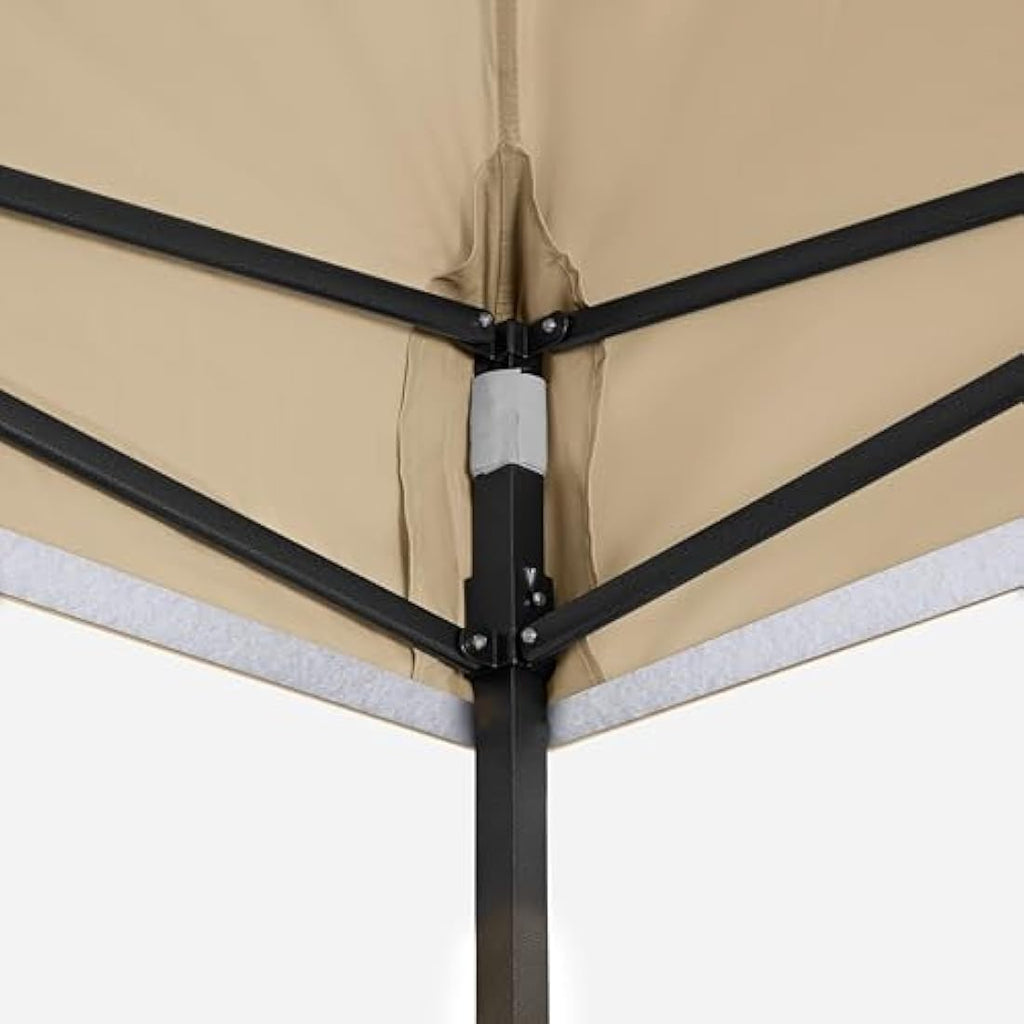 All Seasons Gazebos 3x3m Heavy Duty Waterproof Pop Up Gazebo - Beige