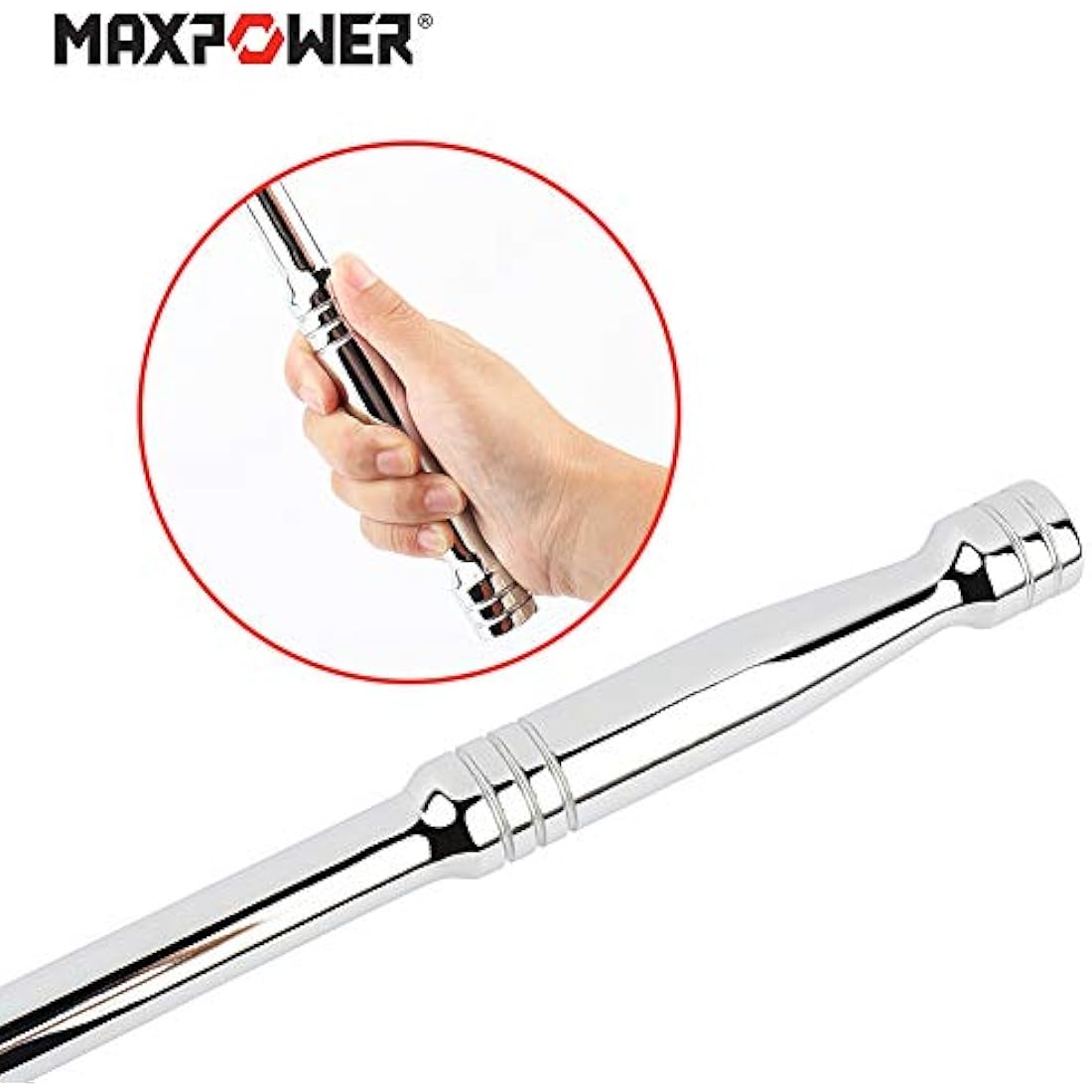 MAXPOWER 2-in-1 Breaker Bar | 1/2" & 3/8" Dual-Drive Wheel Nut Spanner