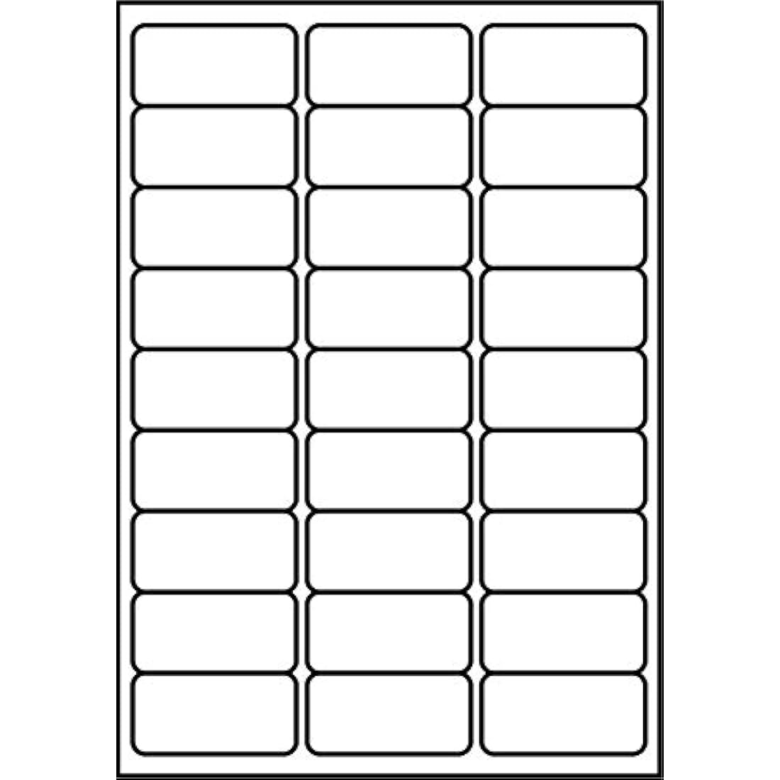 SmithPackaging A4 Address Labels - 2700 Matt White Printer Stickers