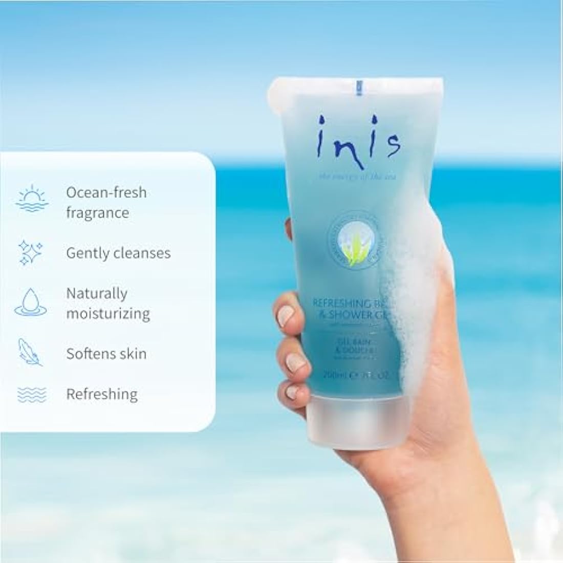 Inis the Energy of the Sea Refreshing Bath and Shower Gel - 200ml