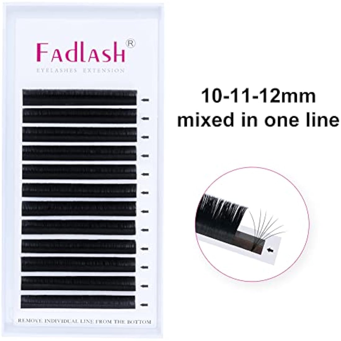 Fadlash Easy Fan Lashes – C Curl 0.07mm Mixed Russian Volume Silk Lashes