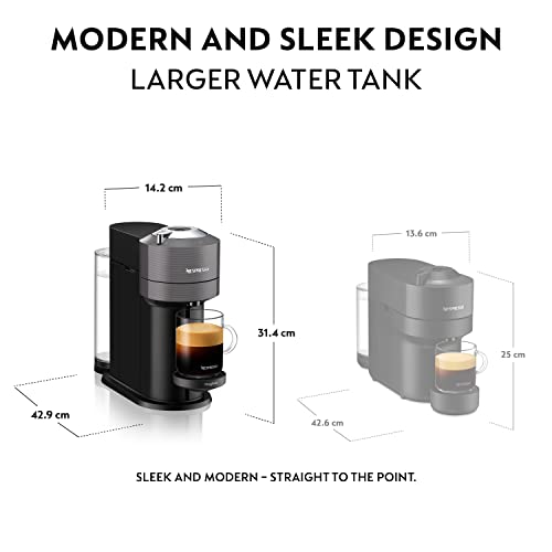 Nespresso Vertuo Next Coffee Machine by Magimix - Dark Grey, ENV120.GY