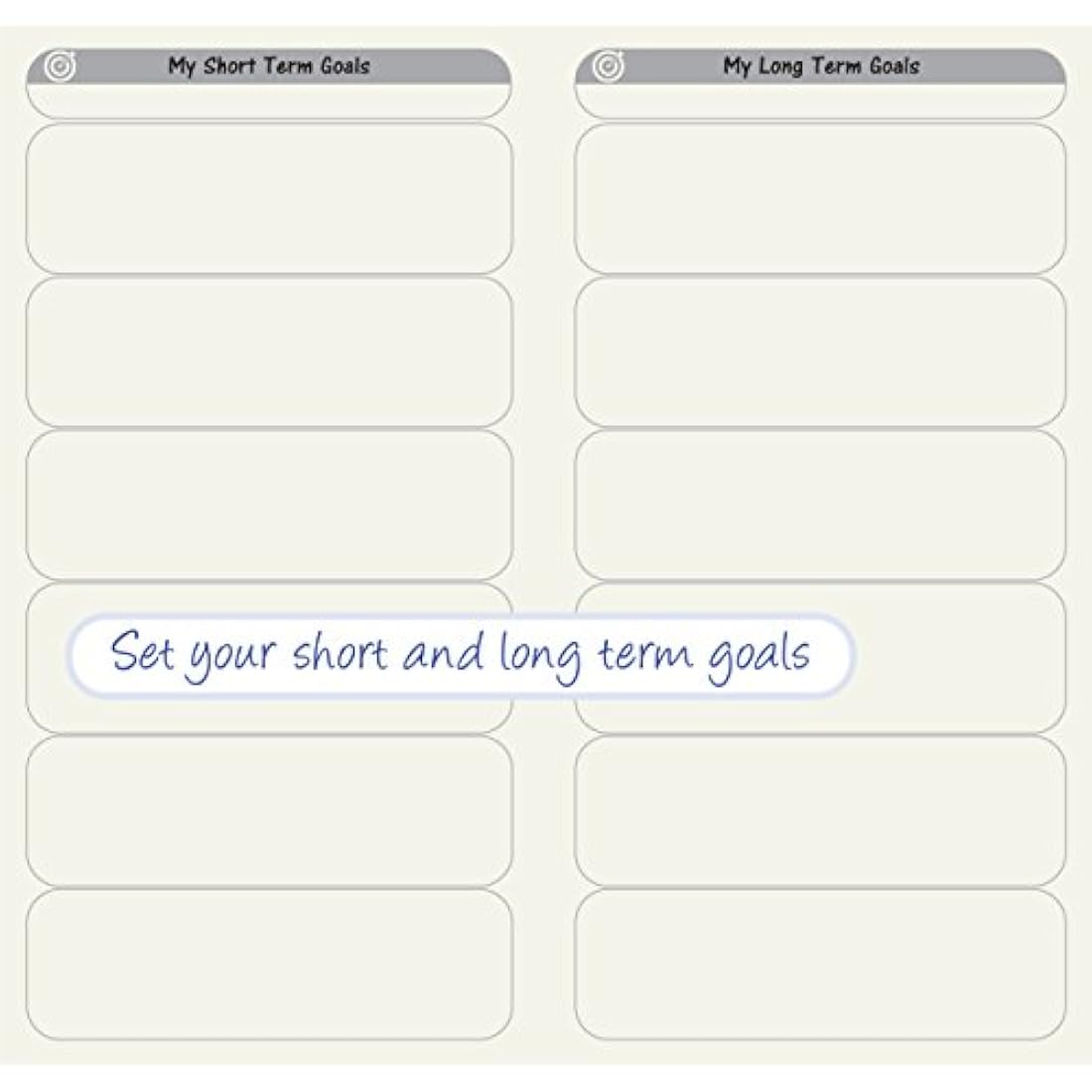 Jolof Store Weekly Planner Refill for Standard Traveler's Notebook – 2 Pack
