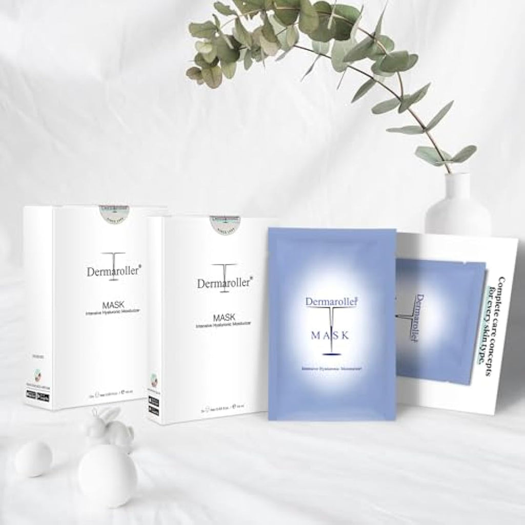 Dermaroller Collagen Facemask | Hydrating Anti-Aging Treatment - 10 Pack