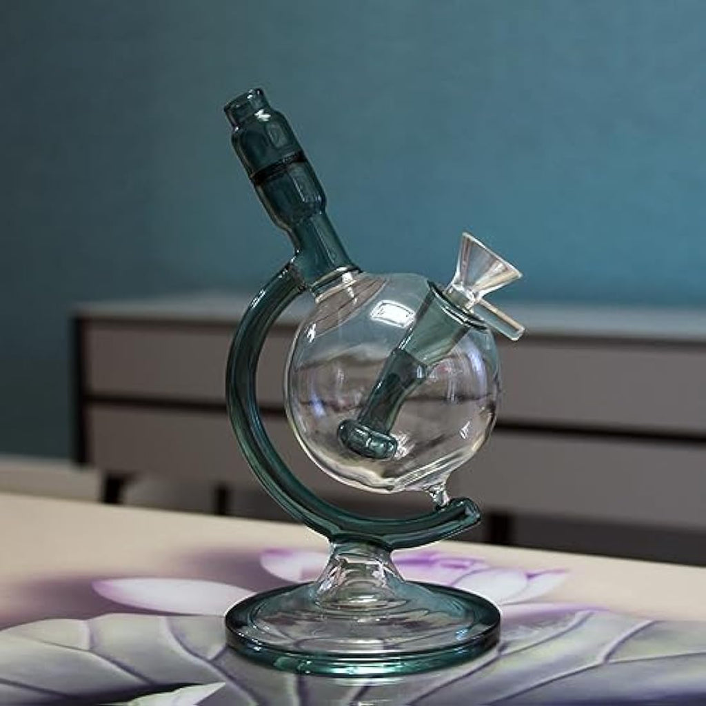 Jolof Store Glass Bong – 25cm Tornado Percolator Borosilicate Water Pipe