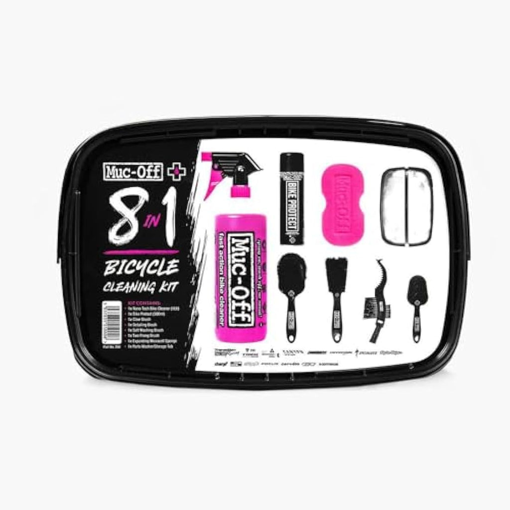Muc-Off 8-in-1 Bicycle Cleaning Kit | MTB & Road Bike Care Set