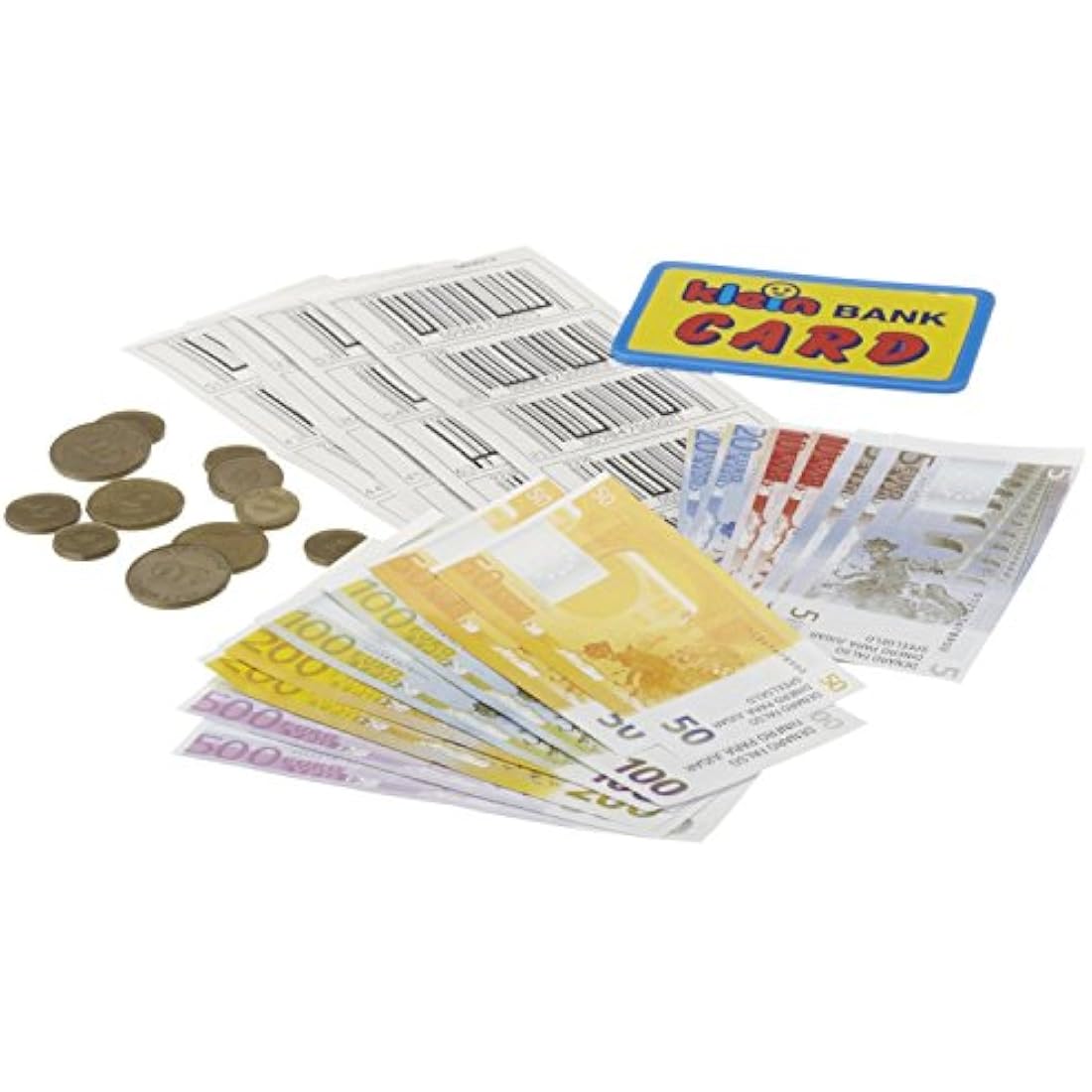 Theo Klein Electronic Toy Cash Register with Scanner and Play Money