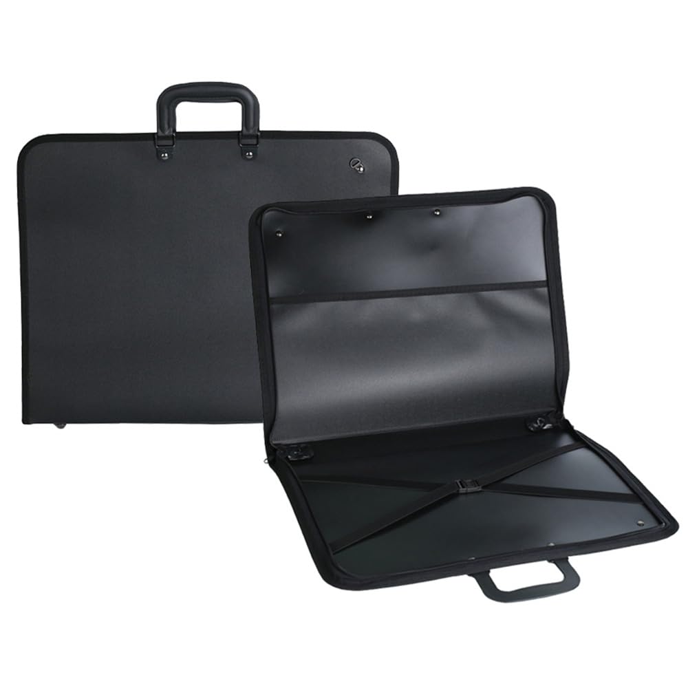 DZOZO A3 Artist Portfolio Case | Waterproof PVC Art Storage Folder Bag