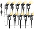 Svater 10-in-1 LED Garden Spotlights | 32m IP65 Waterproof Landscape Lights