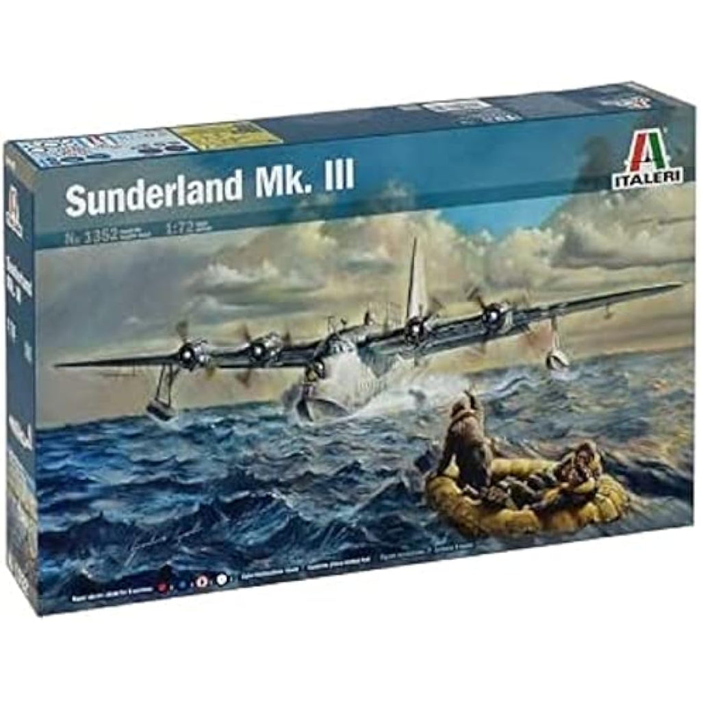 Italeri 1:72 RAF Sunderland Mk.III Plastic Model Kit – Aviation Hobby