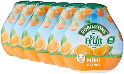 Robinsons Mini Orange Water Enhancer | Sugar Free Low Calorie - 6 Pack