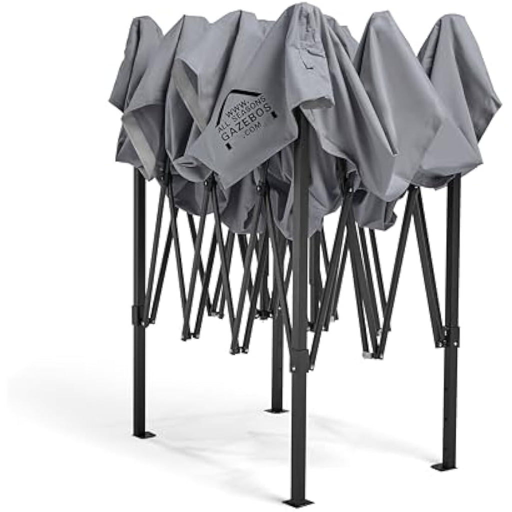 All Seasons Gazebos 3x4.5m Waterproof Pop Up Gazebo – Metallic Grey