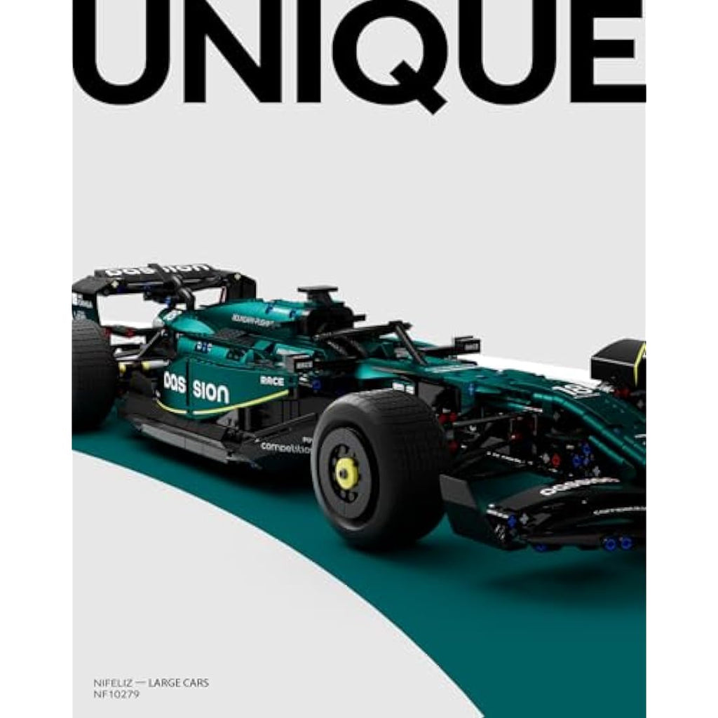 Nifeliz AM24 Formula 1 Racing Car Building Set | 1:8 Scale Model