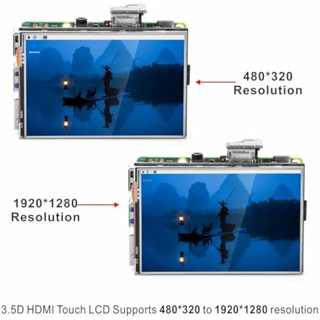 OSOYOO 3.5" Touchscreen LCD Monitor – HDMI TFT Display for Raspberry Pi