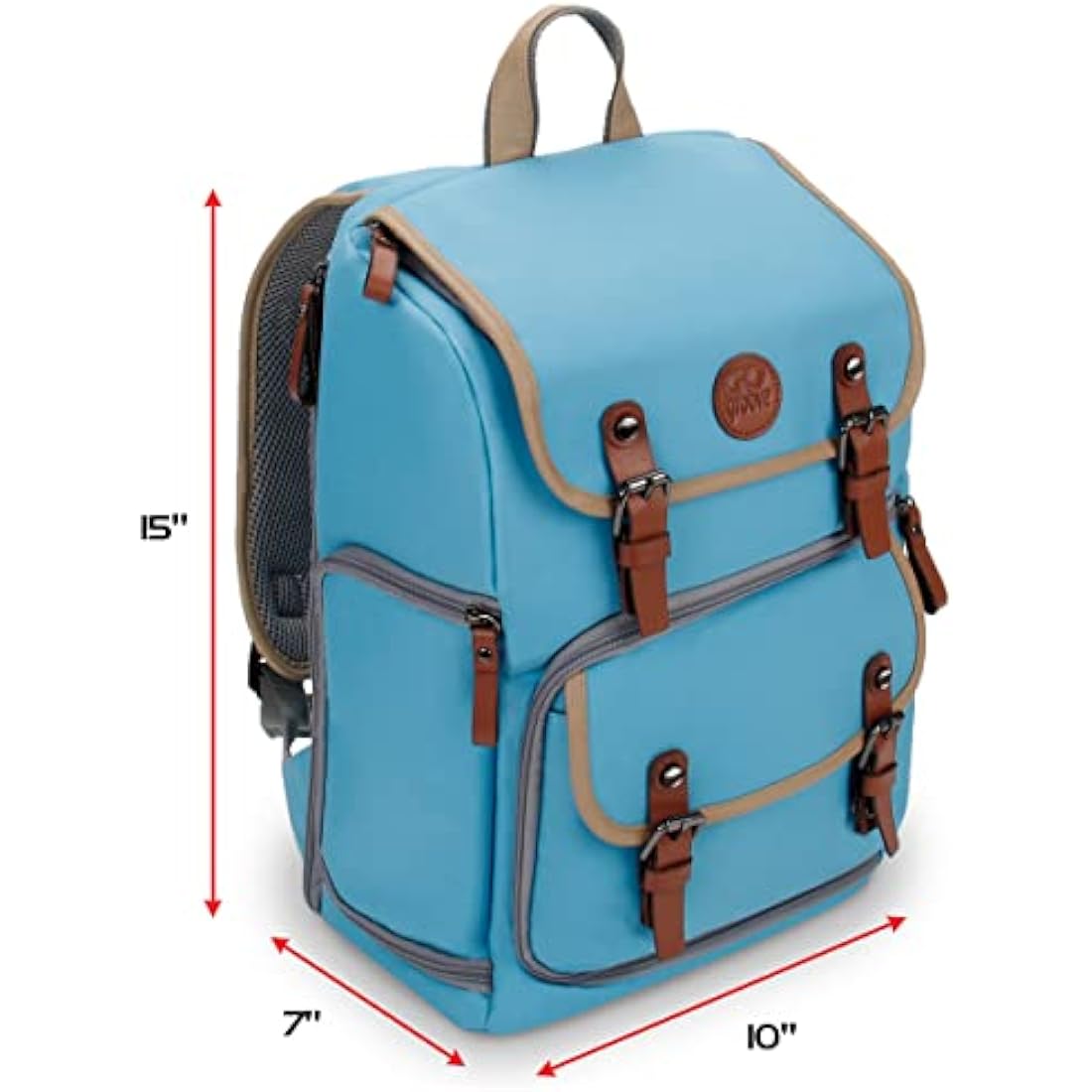 ENHANCE Trading Card Backpack - Blue Canvas TCG Bag with Playmat Holder