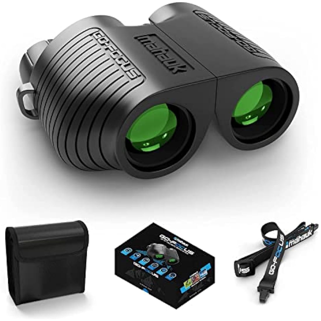 Mahauk Auto-Focus Binoculars – 10x25 BAK4 Prism Waterproof Compact