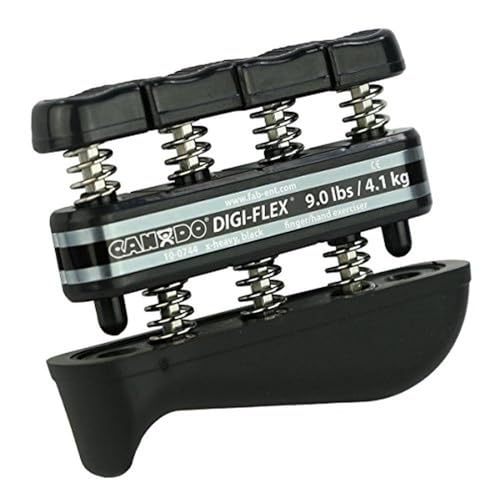 Cando Digi-Flex Hand Exerciser Set – 5 Piece Finger Grip Strengthener