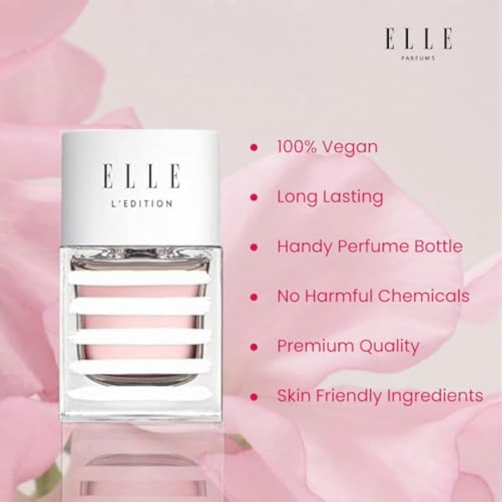 ELLE L'Edition Eau De Parfum for Women – Luxury Spring Fragrance, 30ml