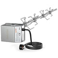 Onlyfire Stainless Steel Grill Rotisserie Kit for Weber Genesis II 400/600
