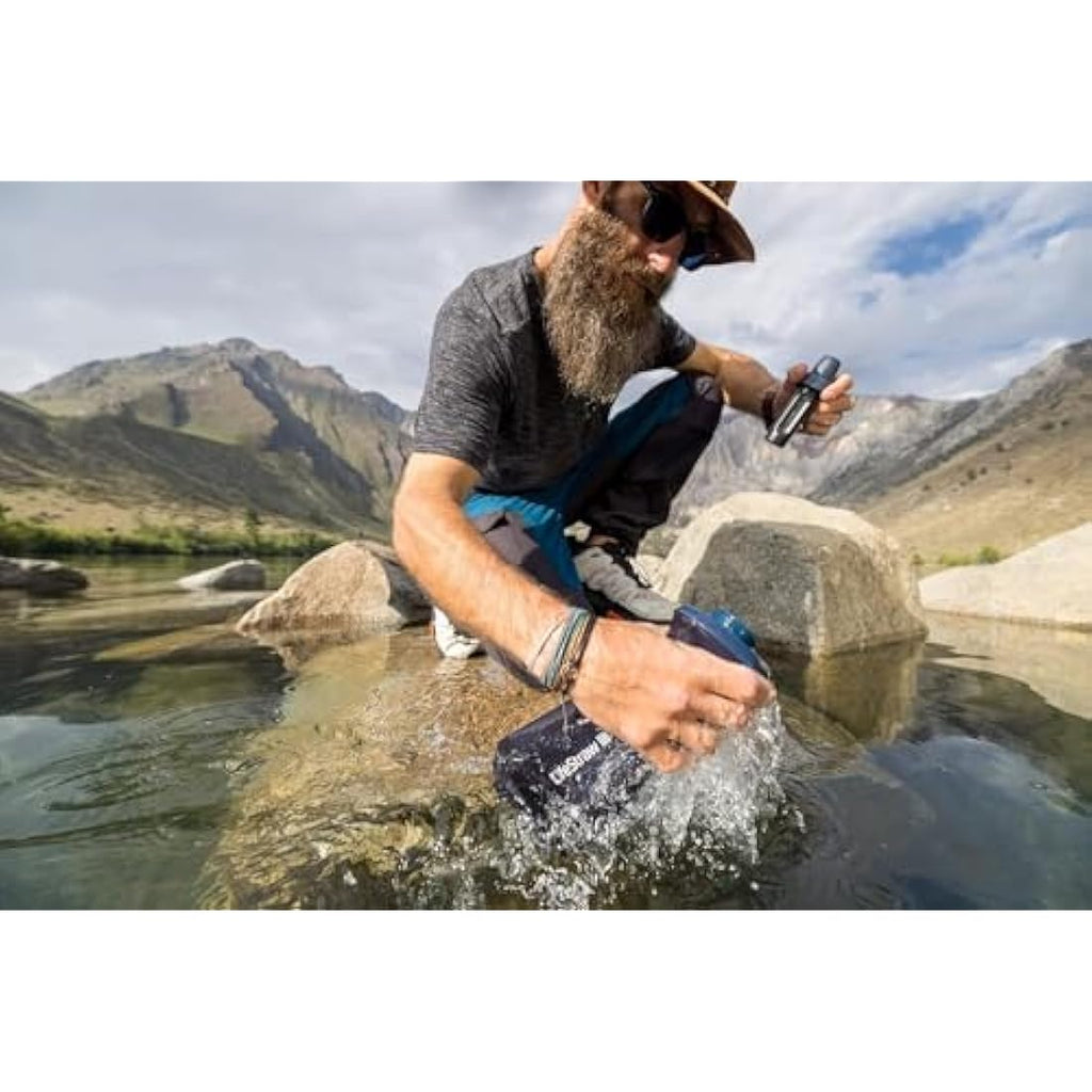 LifeStraw Peak Series 1L Collapsible Squeeze Bottle Water Filter
