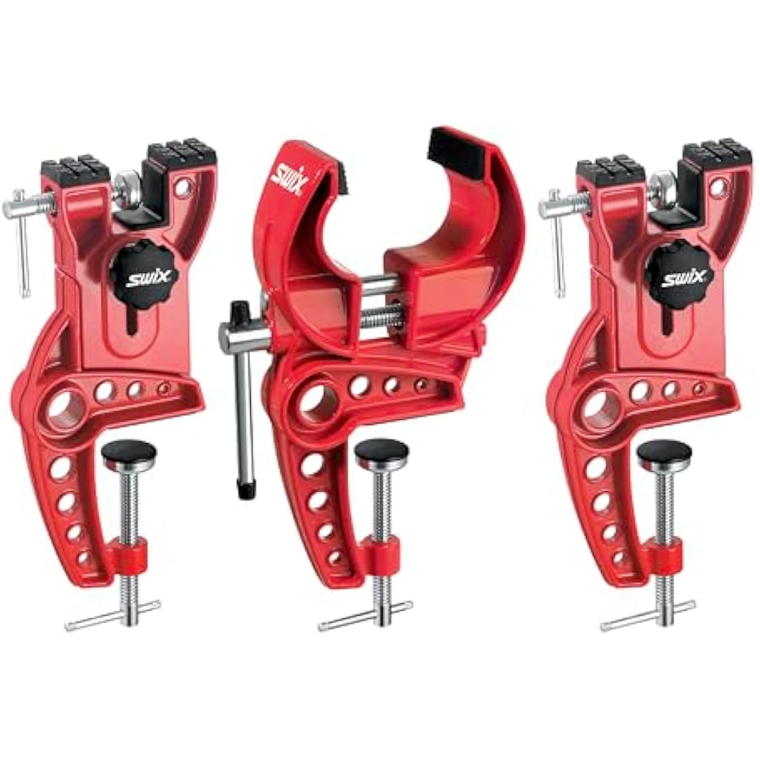 Swix Skischraubstock –  Ski Vise mit 100mm Klemmbreite