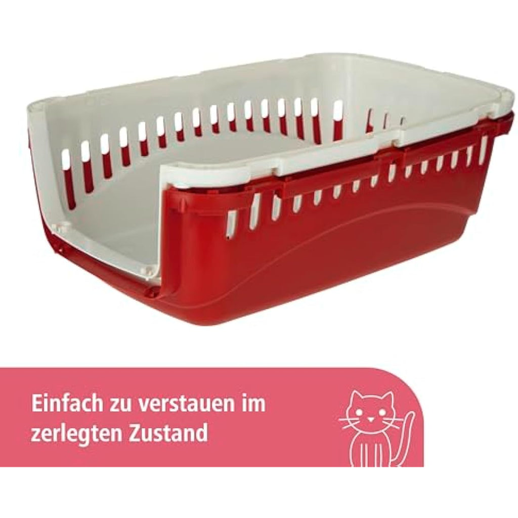 Kerbl Expedition Pet Transport Box | Plastic Door | 45x30x30cm - Creme
