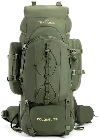 Tripole Colonel Internal Frame Rucksack with Daypack & Rain Cover