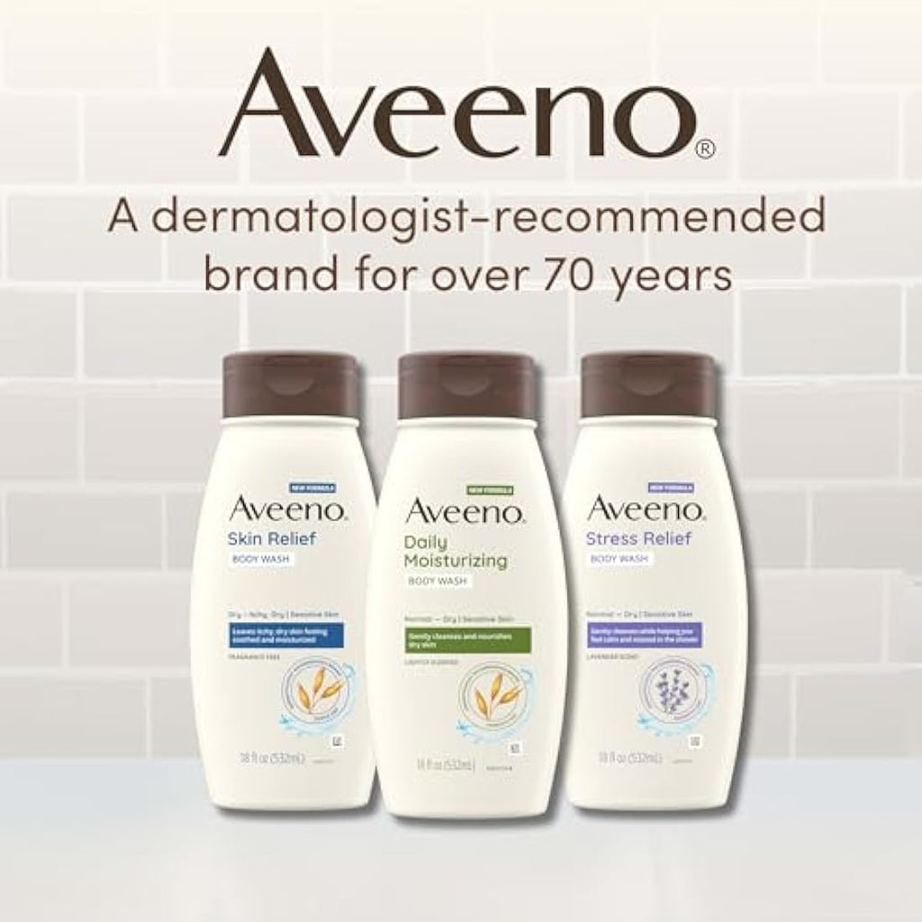 Aveeno Daily Moisturizing Body Wash with Natural Oatmeal | 18 Fl. Oz
