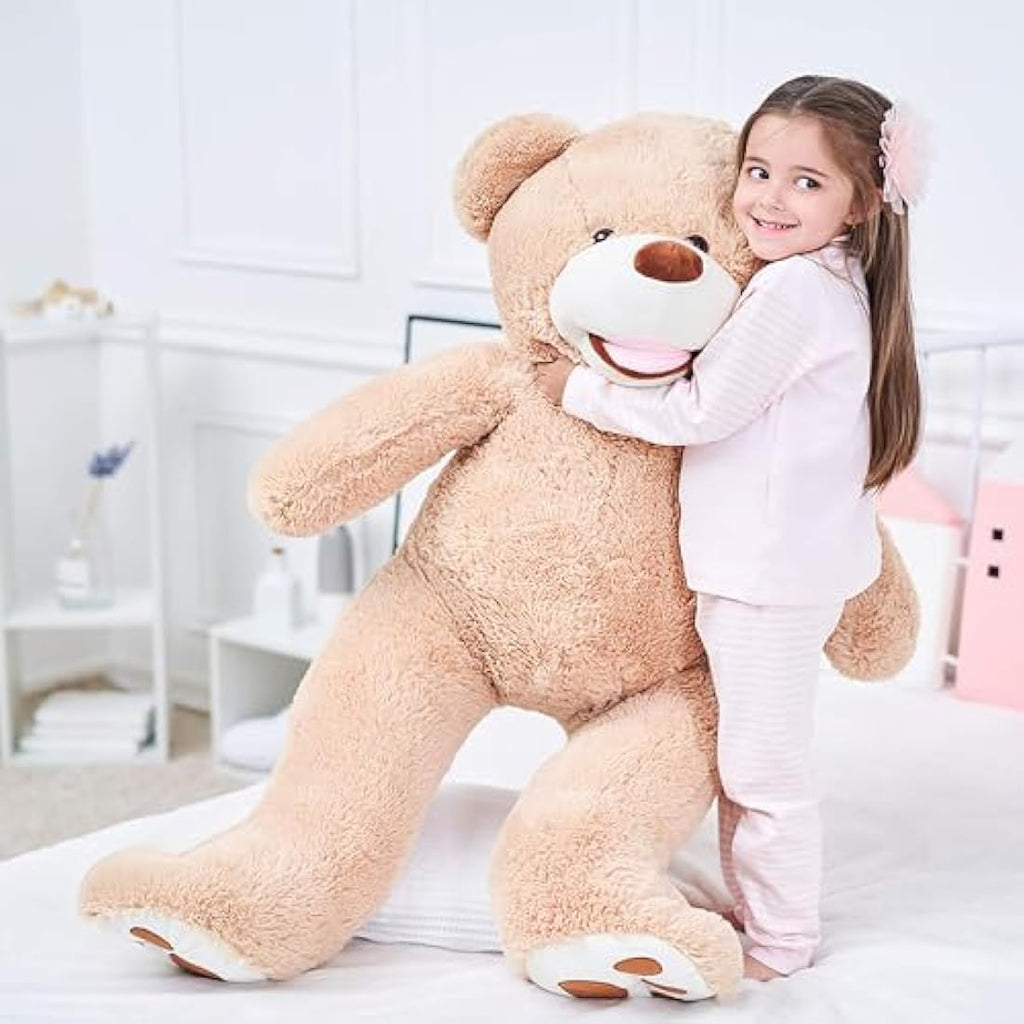 IKASA Giant Teddy Bear Plush Toy – 100cm Soft Stuffed Animal (Brown)