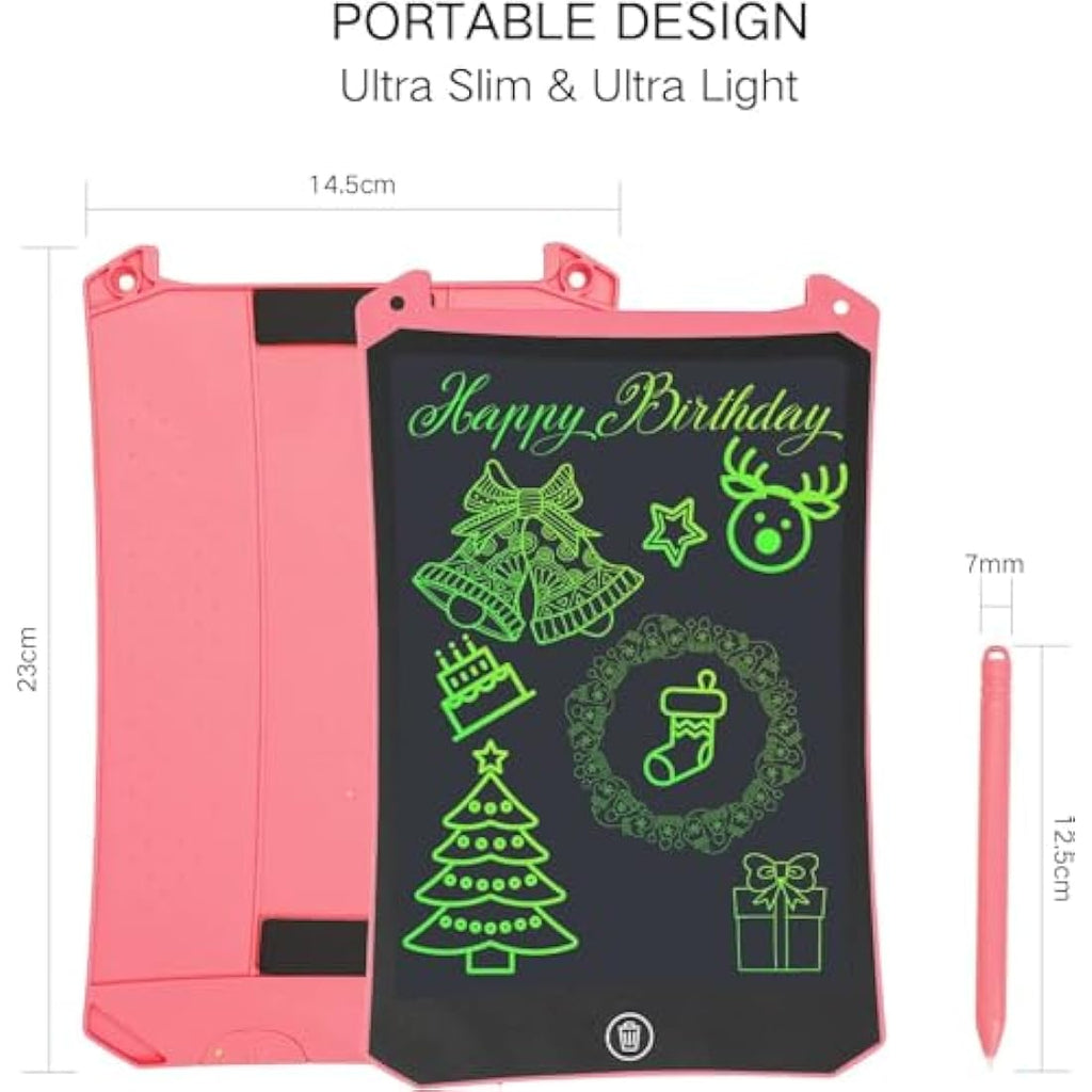 PINKCAT 3-Pack LCD Writing Tablet | 8.5-Inch Kids Doodle Drawing Board