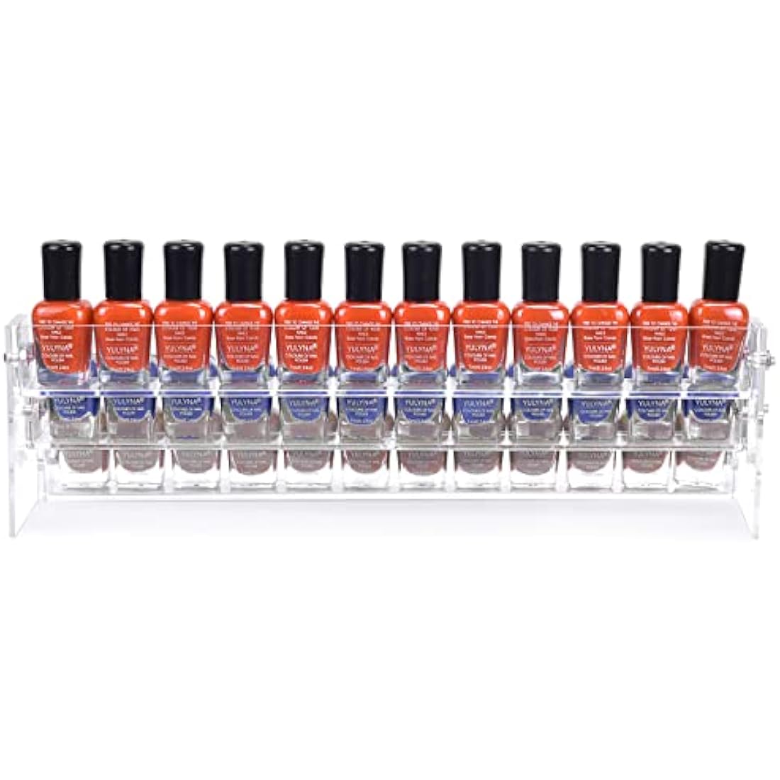BTremary 3-Pack Clear Acrylic Nail Polish Organiser & Paint Display Stand
