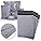 Sabco Grey Mailing Bags – 15x18 Waterproof Tear-Proof Postal Bags (100 Pack)