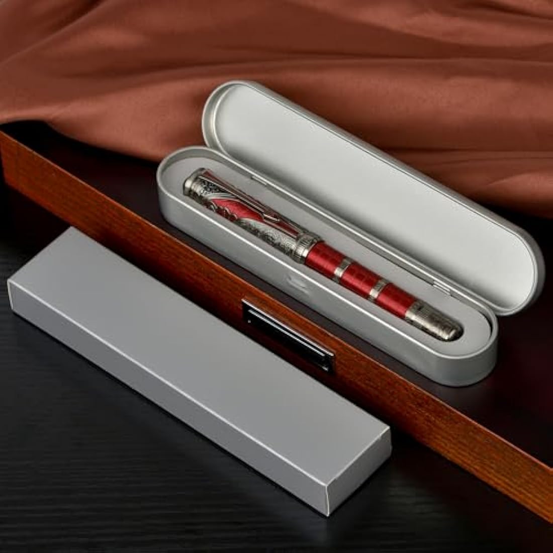 Hongdian D5X Fountain Pen – Qin Dynasty Retro Engraved EF Nib Set