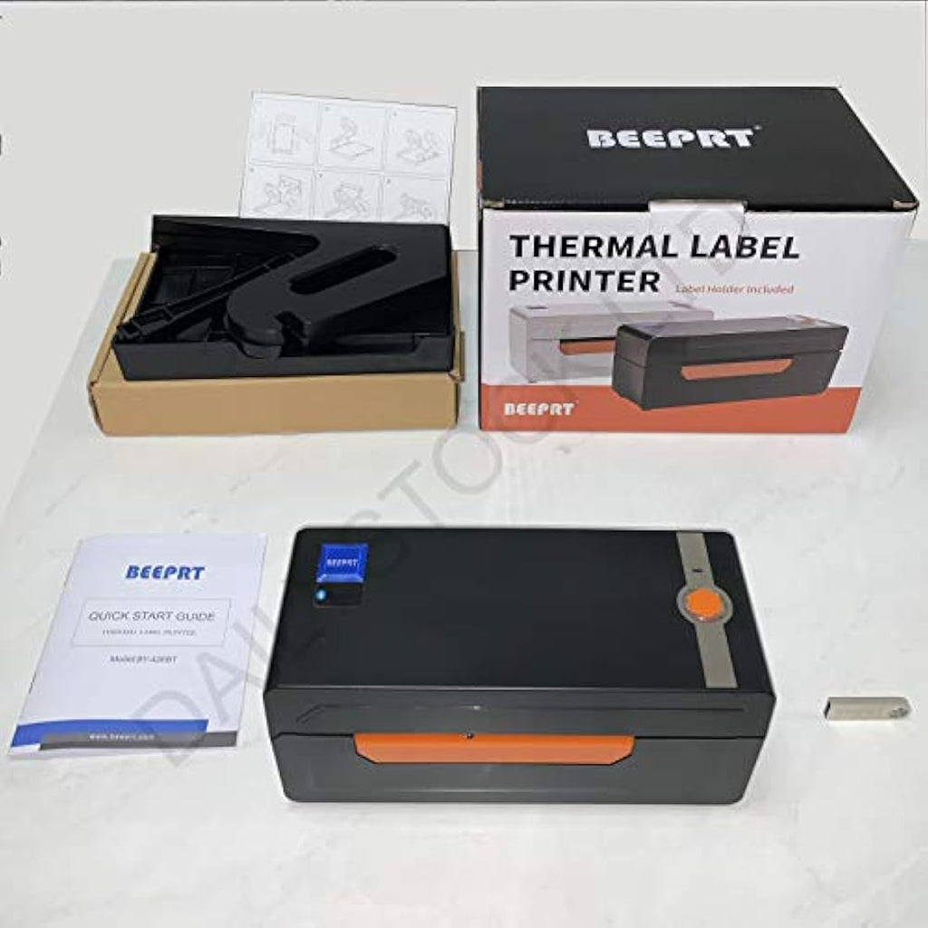 BEEPRT Thermal Shipping Label Printer | Bluetooth & USB 4x6 Label Maker