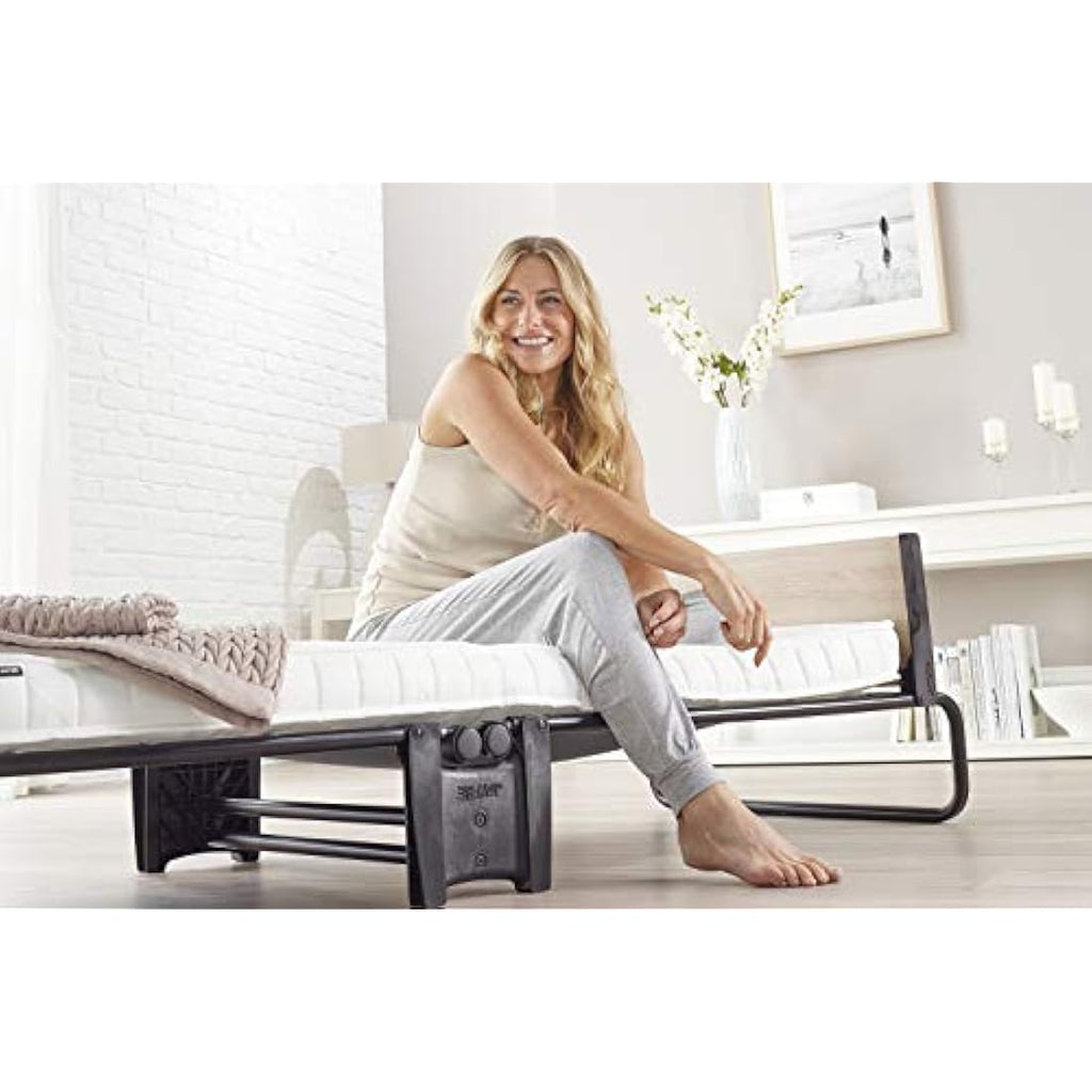 JAY-BE Revolution Single Folding Bed | Micro e-Pocket Mattress & Headboard