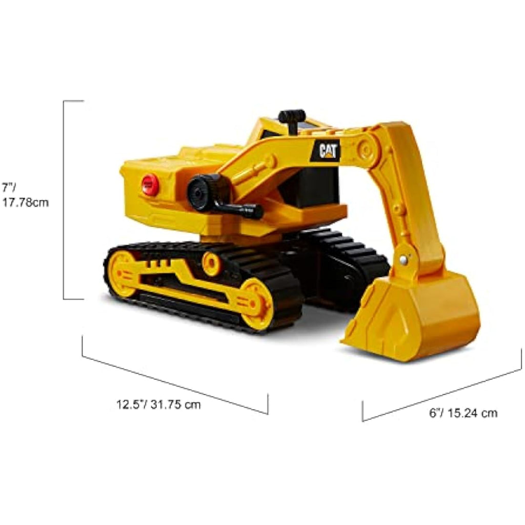 CAT Power Haulers Excavator – Yellow Construction Toy with Lights & Sounds