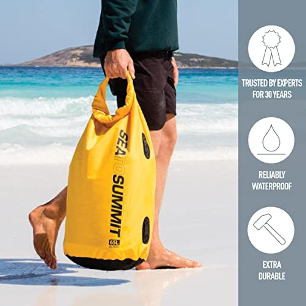 Sea to Summit Big River Dry Bag – 8L Waterproof Storage Bag, Yellow